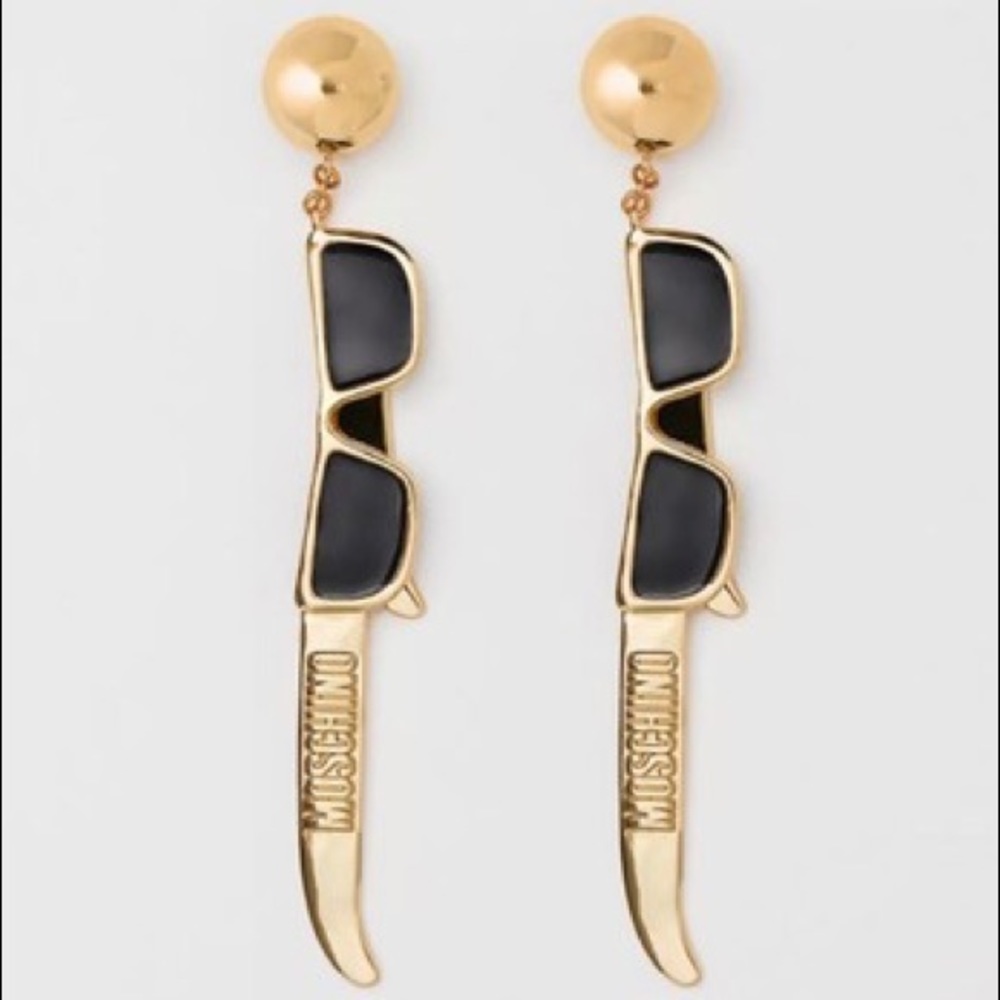 Moschino sunglasses earrings